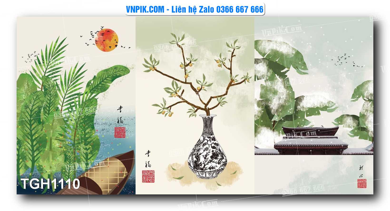 Tranh Ghép Treo Tường Mã File TGH1110