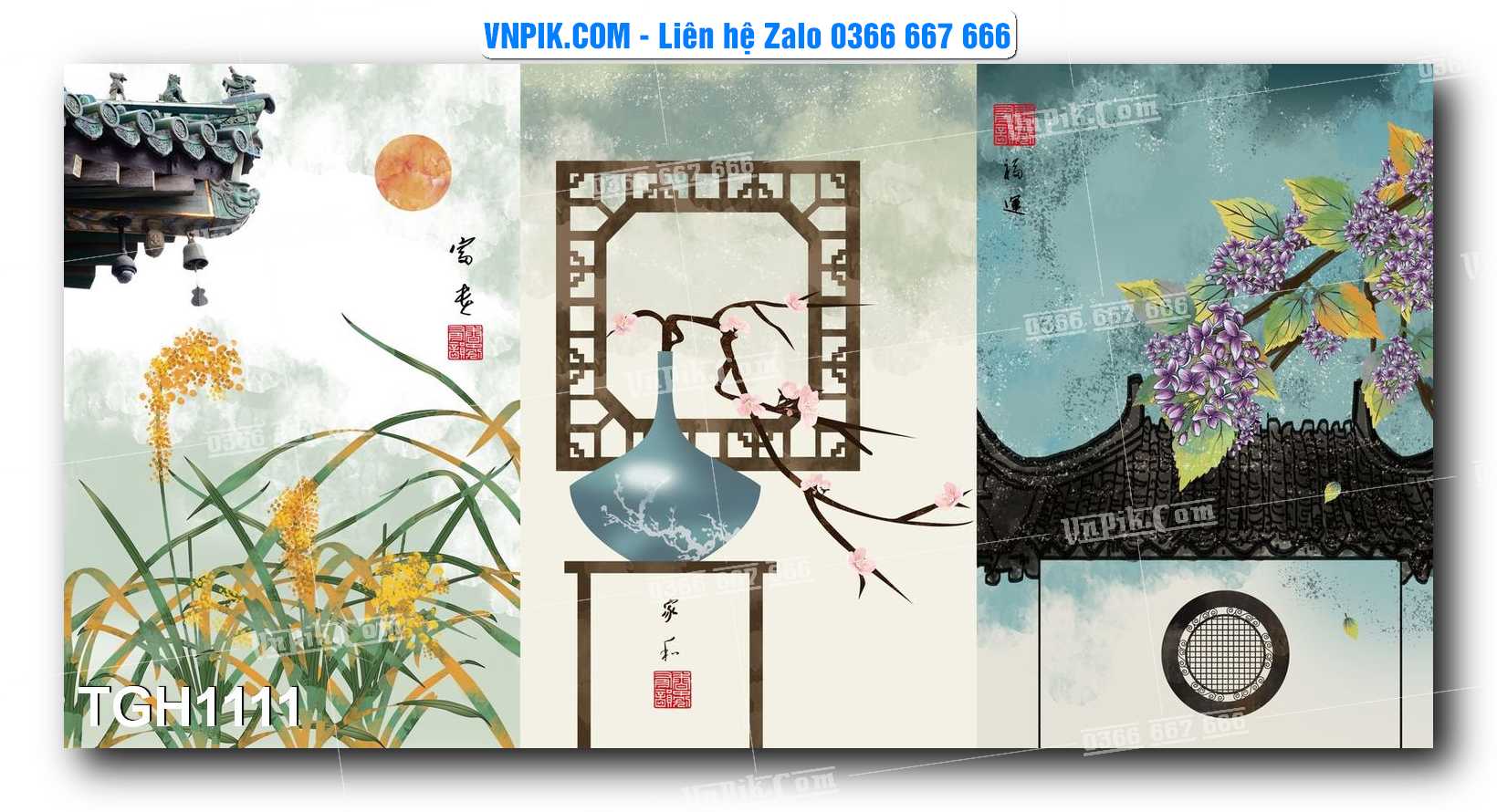 Tranh Ghép Treo Tường Mã File TGH1111