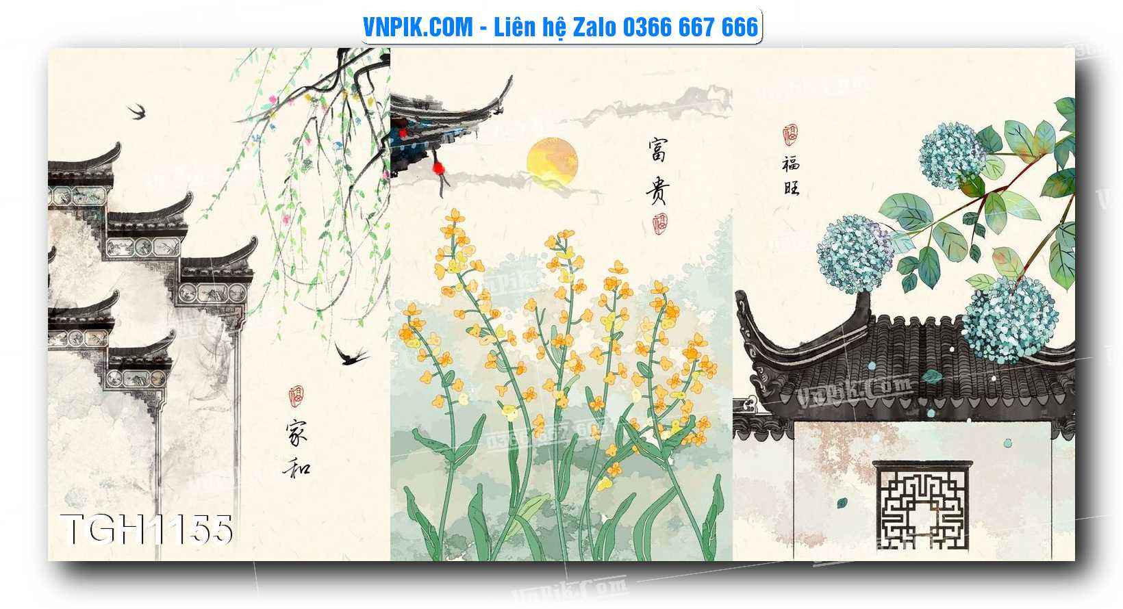 Tranh Ghép Treo Tường Mã File TGH1155