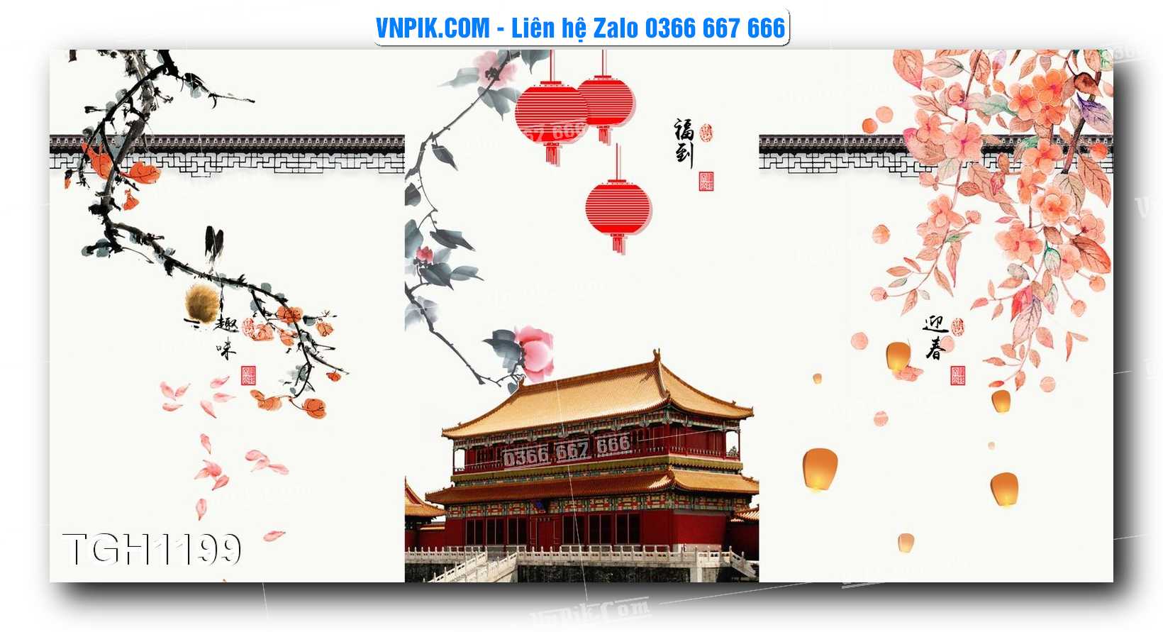 Tranh Ghép Treo Tường Mã File TGH1199