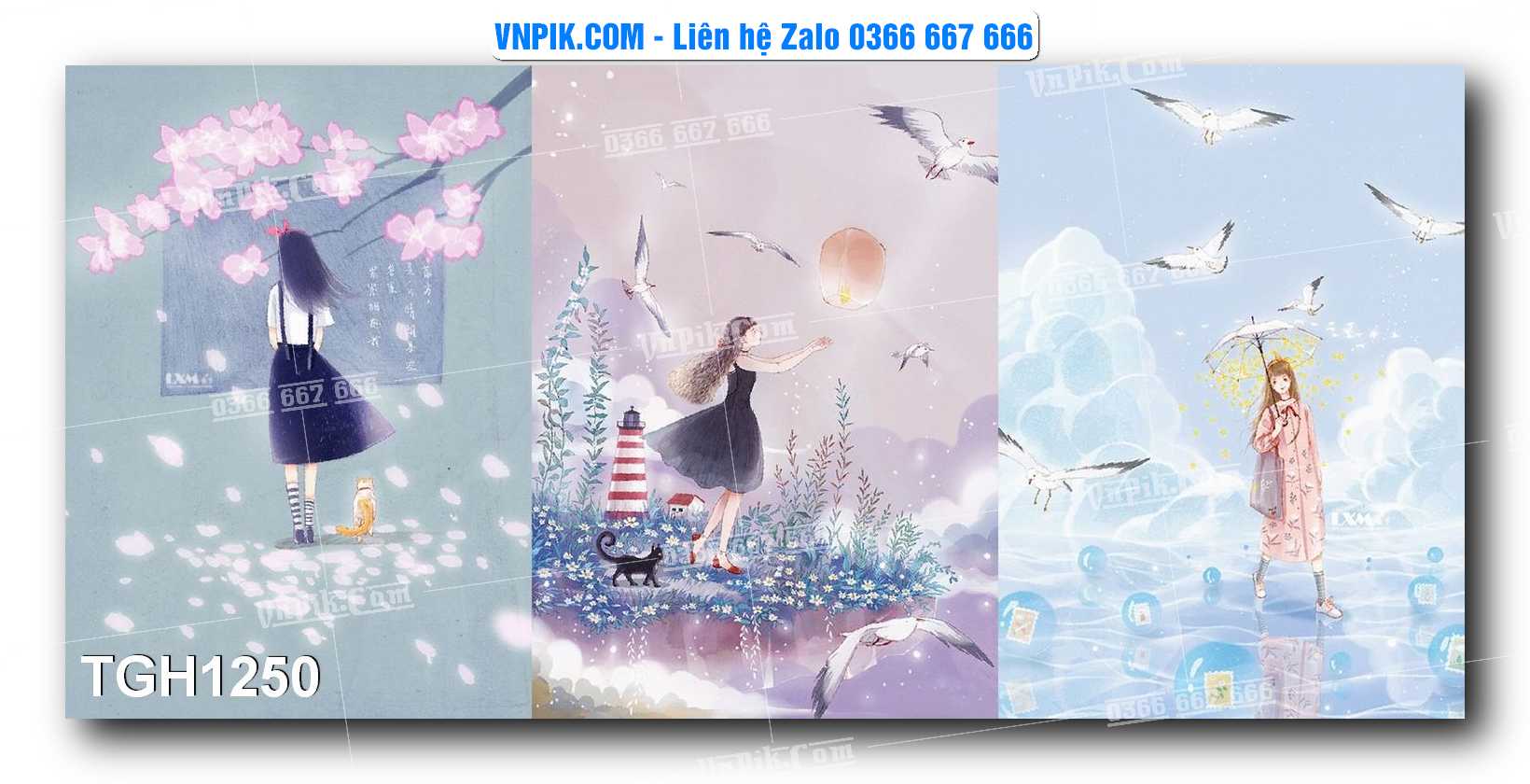 Tranh Ghép Treo Tường Mã File TGH1250