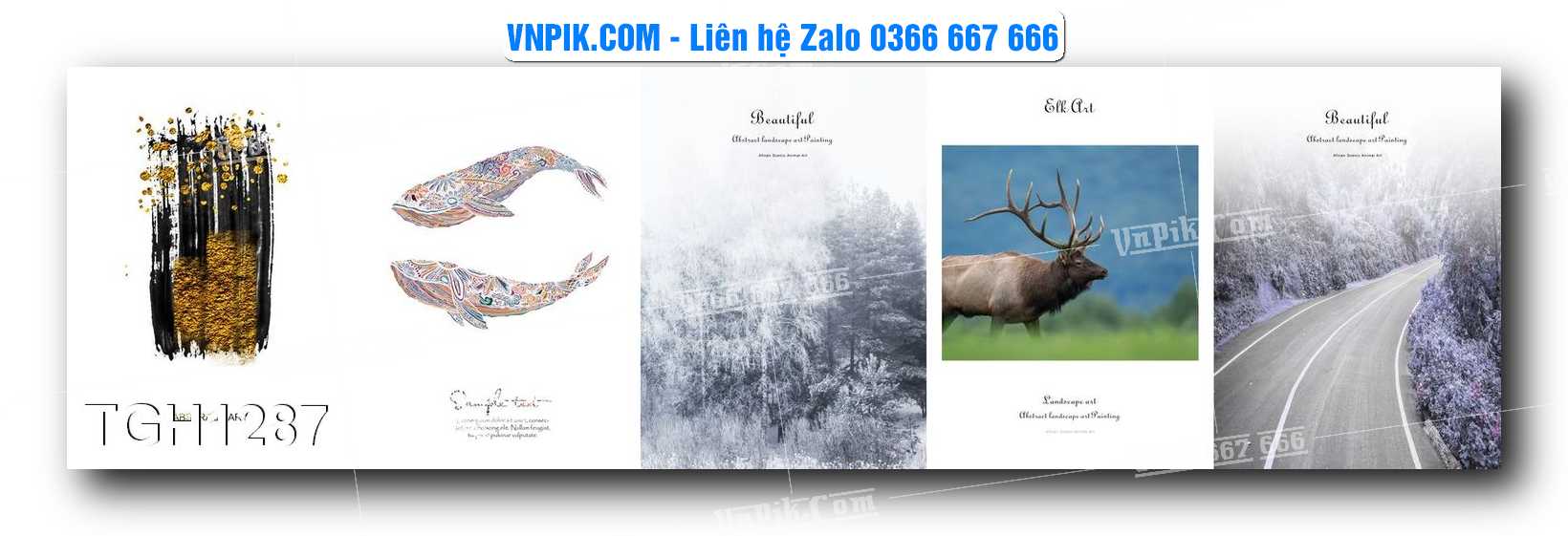 Tranh Ghép Treo Tường Mã File TGH1287