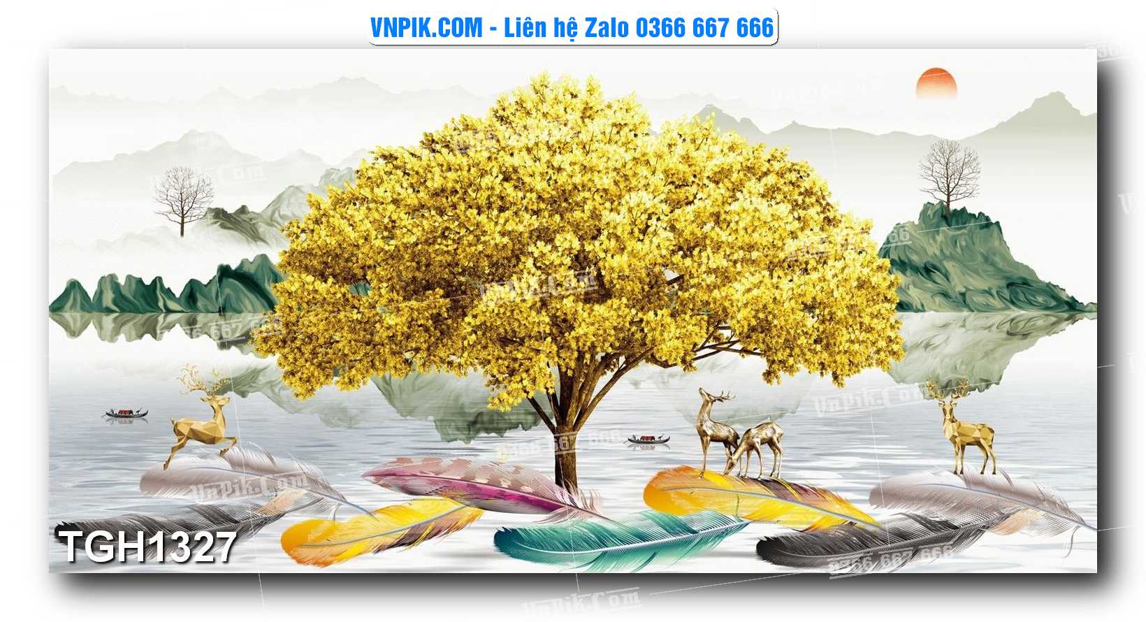 Tranh Ghép Treo Tường Mã File TGH1327
