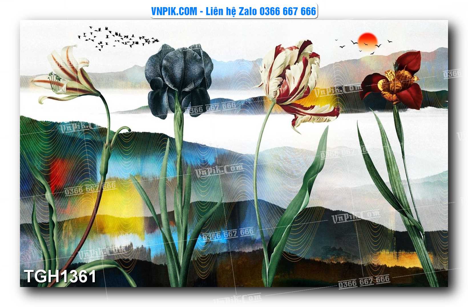 Tranh Ghép Treo Tường Mã File TGH1361
