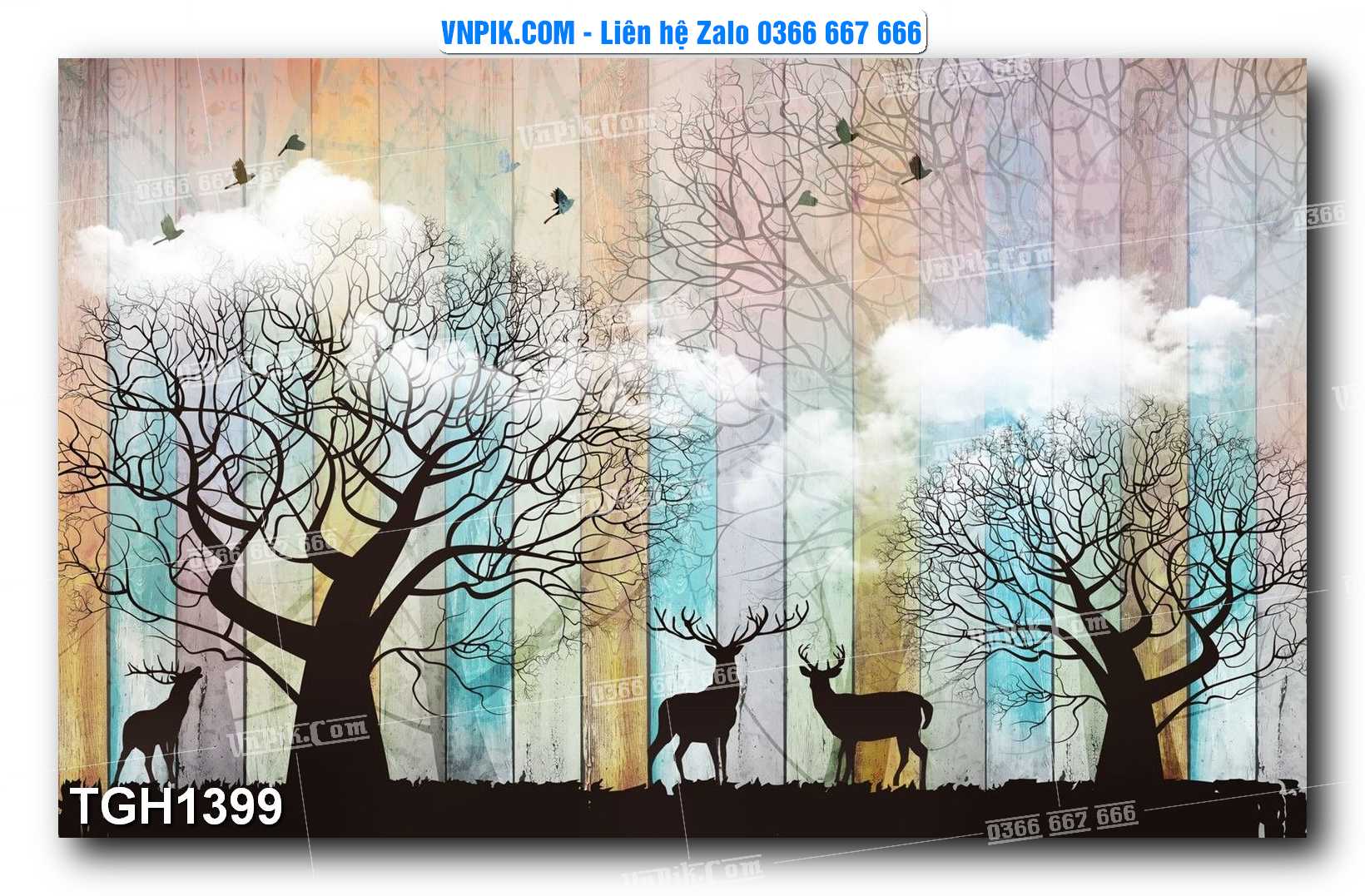Tranh Ghép Treo Tường Mã File TGH1399
