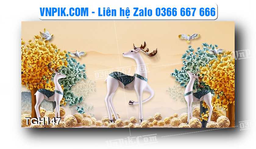 Tranh Ghép Treo Tường Mã File TGH147