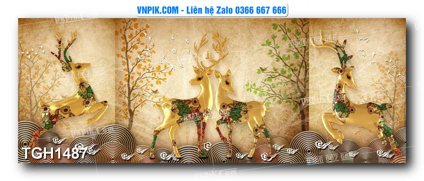 Tranh Ghép Treo Tường Mã File TGH1487