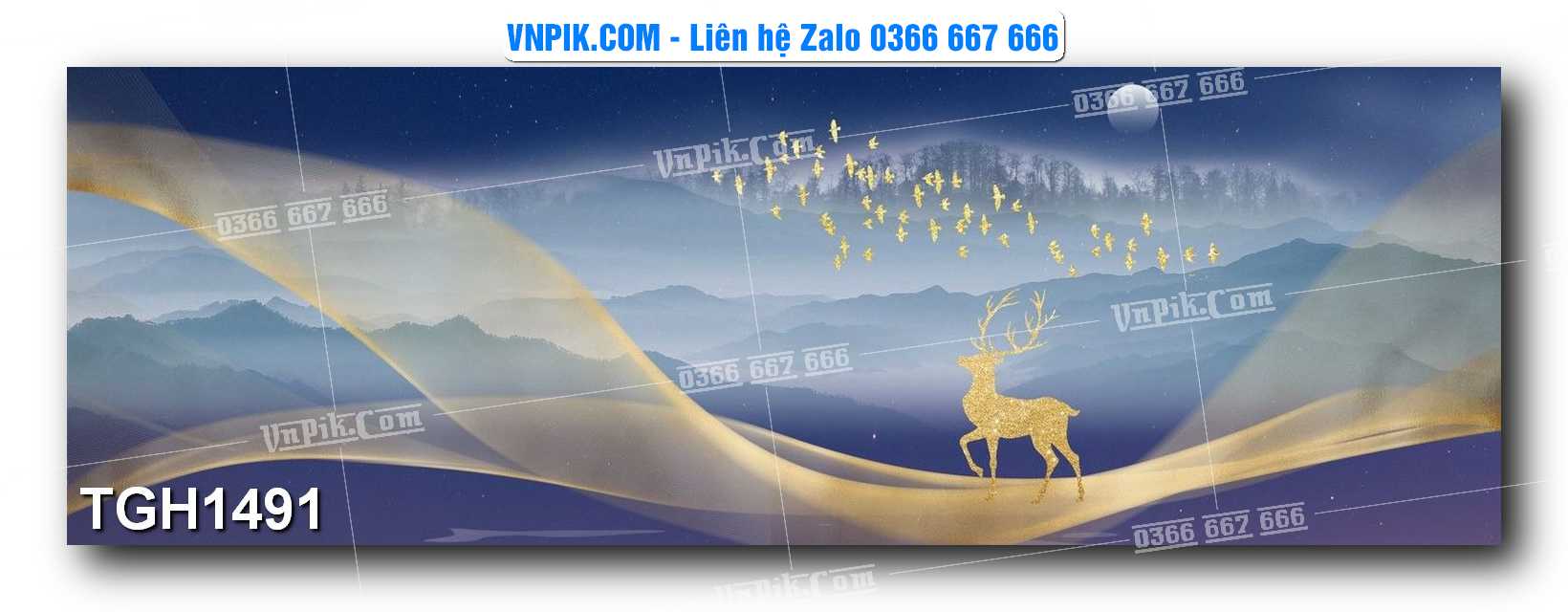 Tranh Ghép Treo Tường Mã File TGH1491