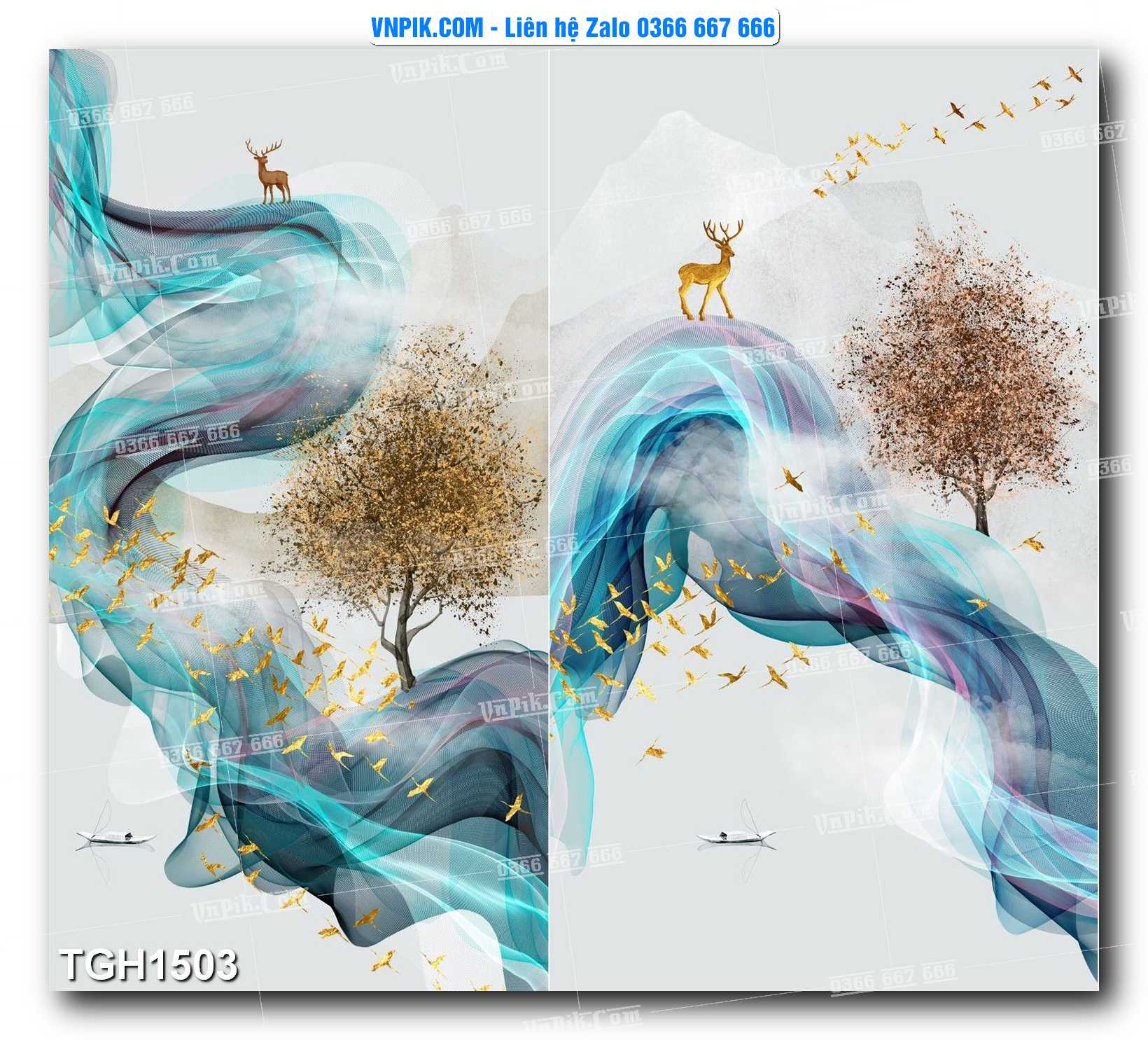 Tranh Ghép Treo Tường Mã File TGH1503