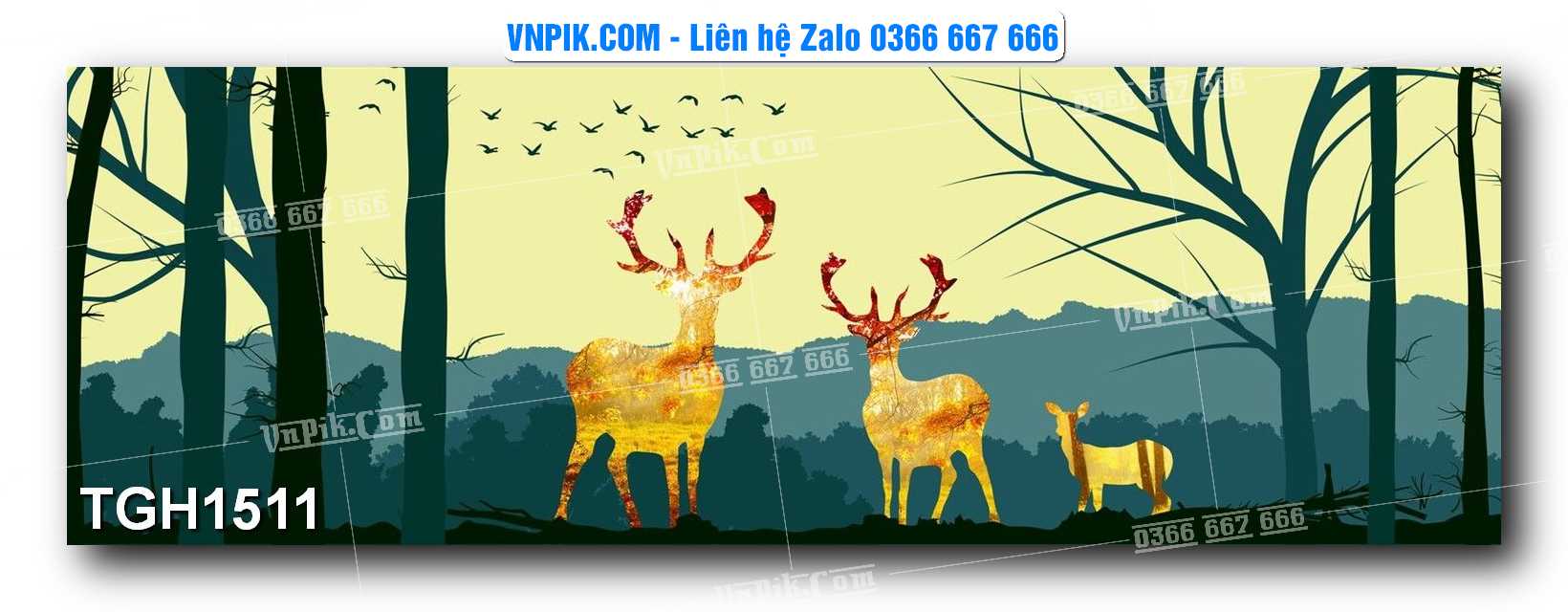 Tranh Ghép Treo Tường Mã File TGH1511