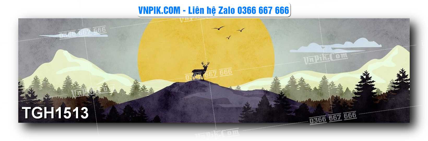 Tranh Ghép Treo Tường Mã File TGH1513
