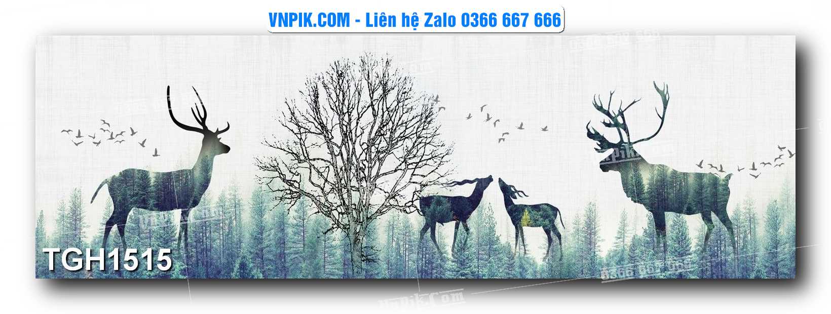 Tranh Ghép Treo Tường Mã File TGH1515