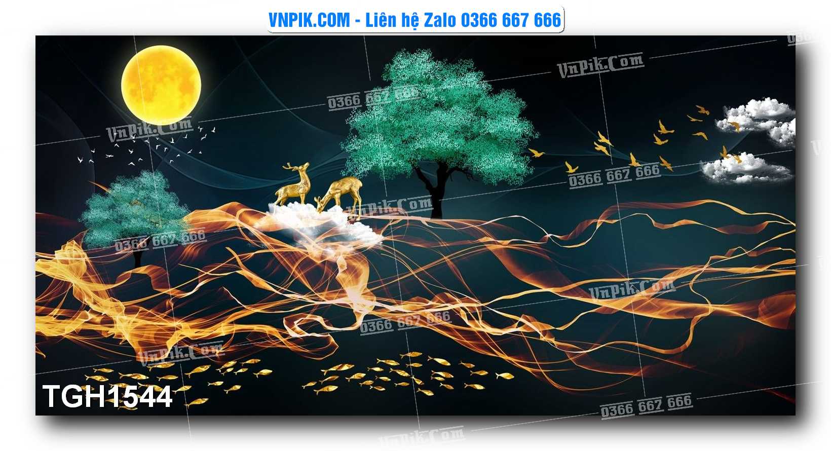 Tranh Ghép Treo Tường Mã File TGH1543