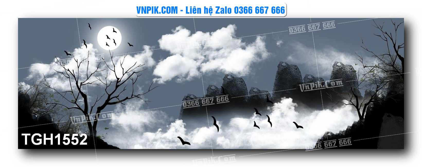 Tranh Ghép Treo Tường Mã File TGH1551