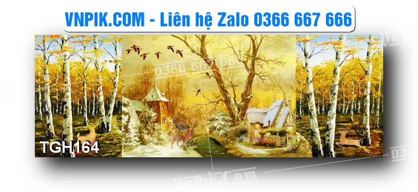 Tranh Ghép Treo Tường Mã File TGH164