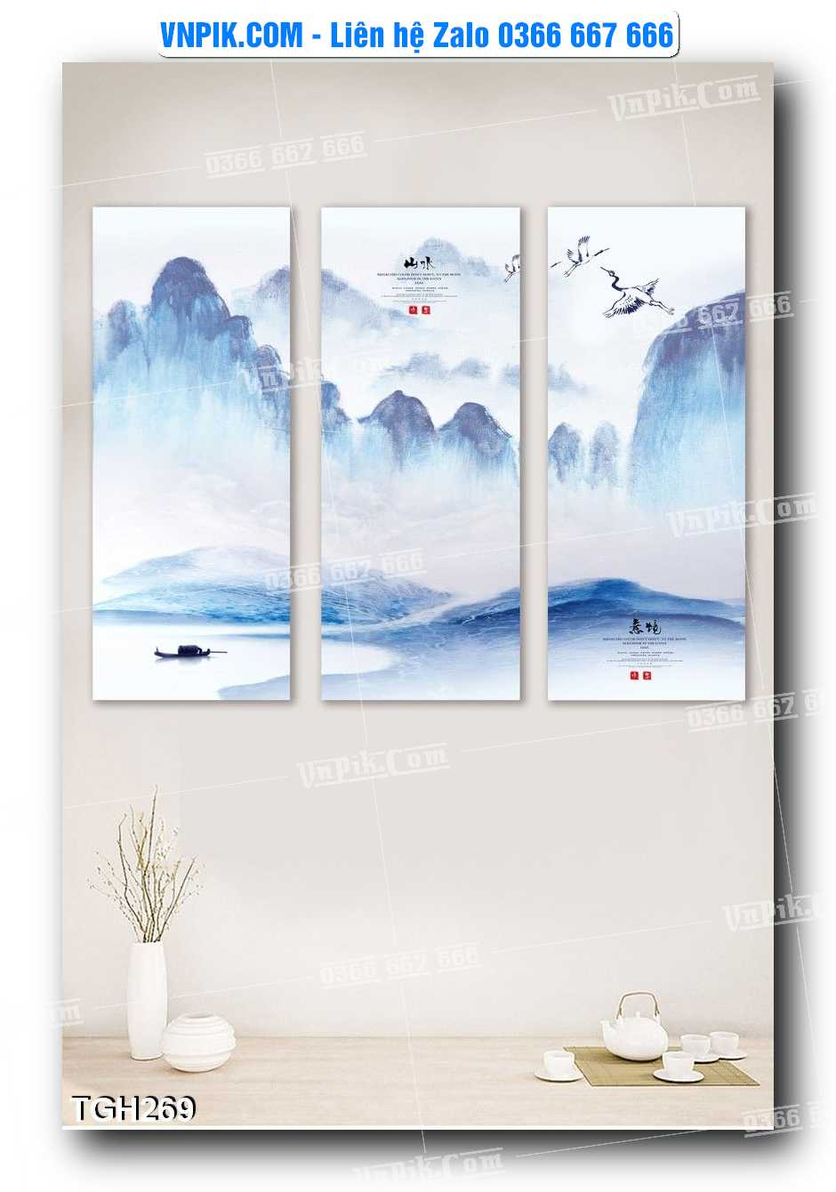 Tranh Ghép Treo Tường Mã File TGH269