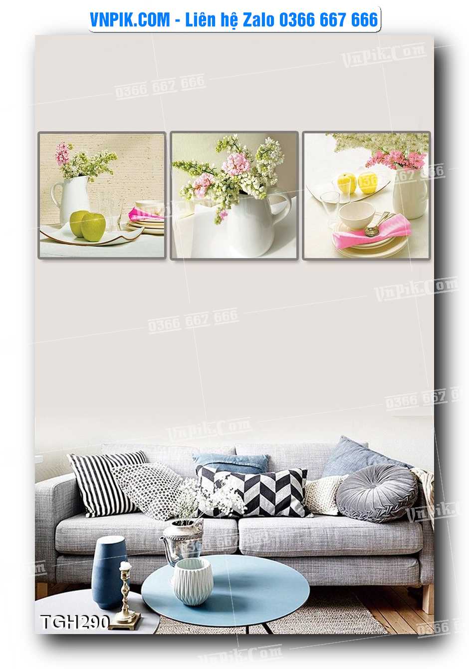 Tranh Ghép Treo Tường Mã File TGH290