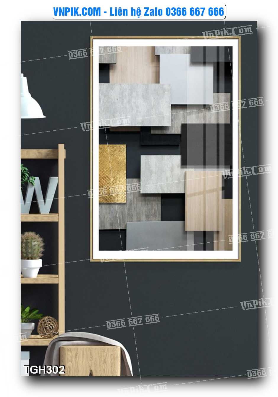 Tranh Ghép Treo Tường Mã File TGH302