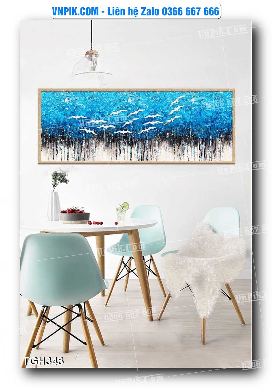Tranh Ghép Treo Tường Mã File TGH348