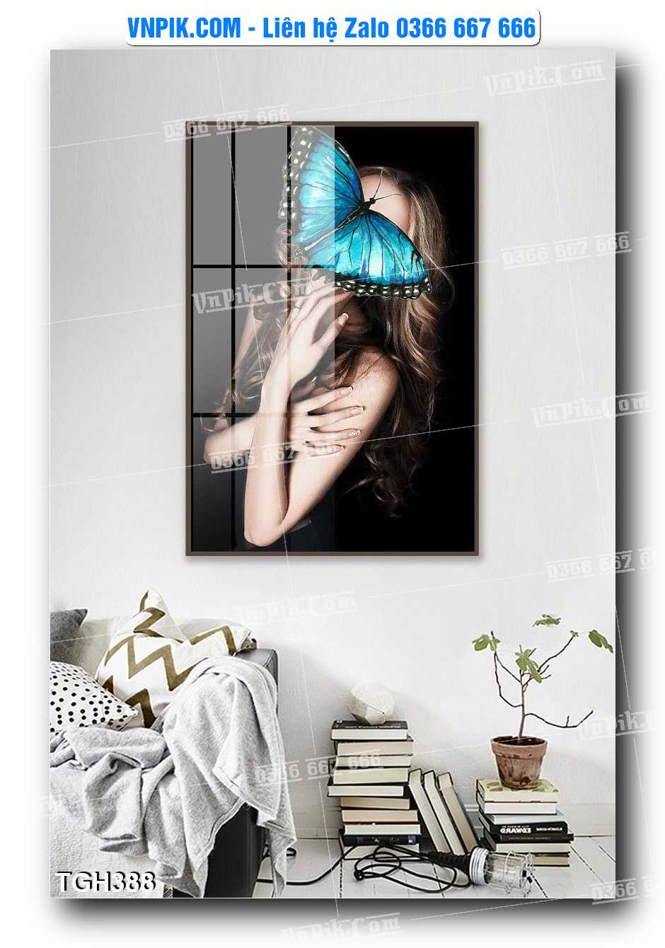 Tranh Ghép Treo Tường Mã File TGH388
