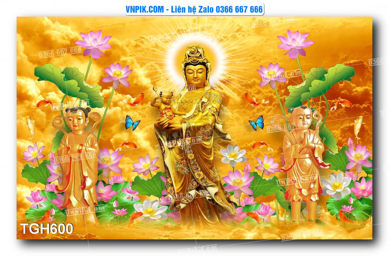 Tranh Ghép Treo Tường Mã File TGH600