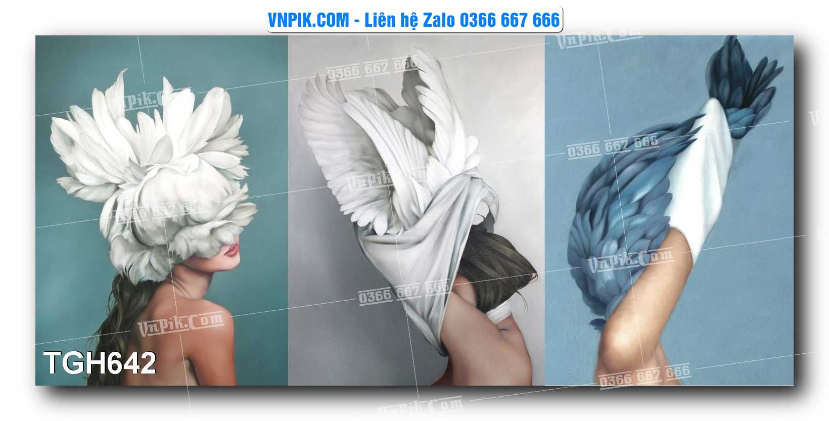 Tranh Ghép Treo Tường Mã File TGH642