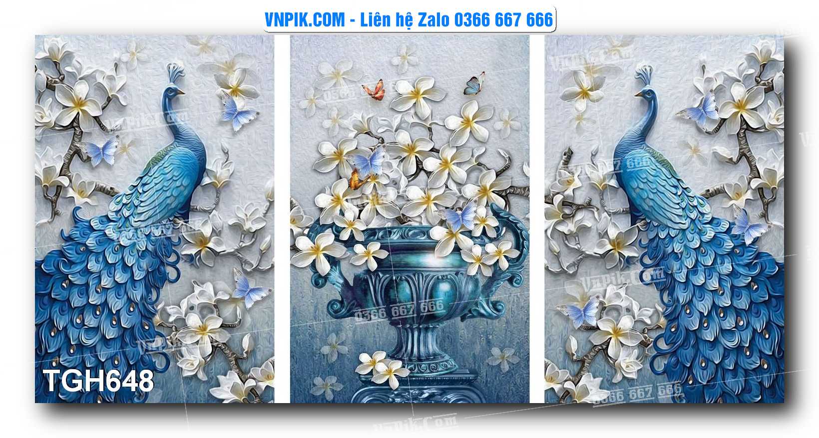 Tranh Ghép Treo Tường Mã File TGH648
