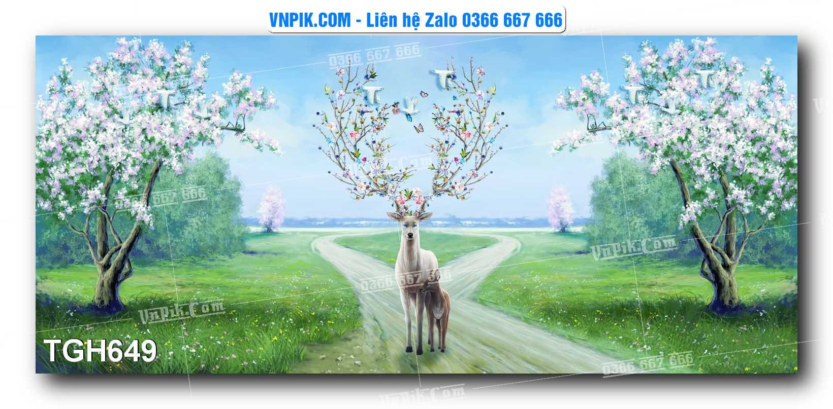 Tranh Ghép Treo Tường Mã File TGH649