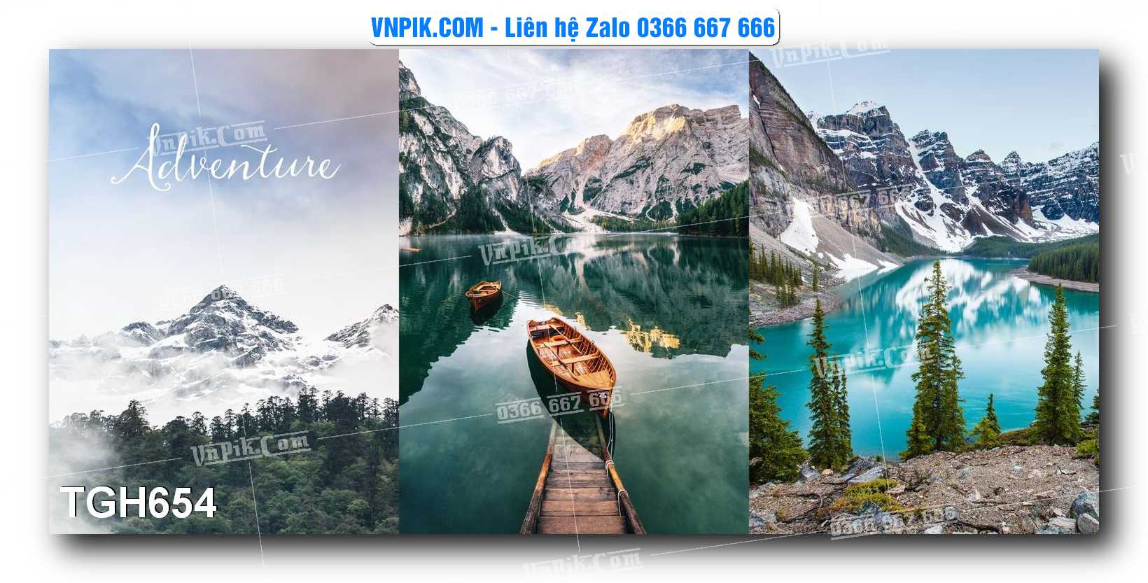 Tranh Ghép Treo Tường Mã File TGH654