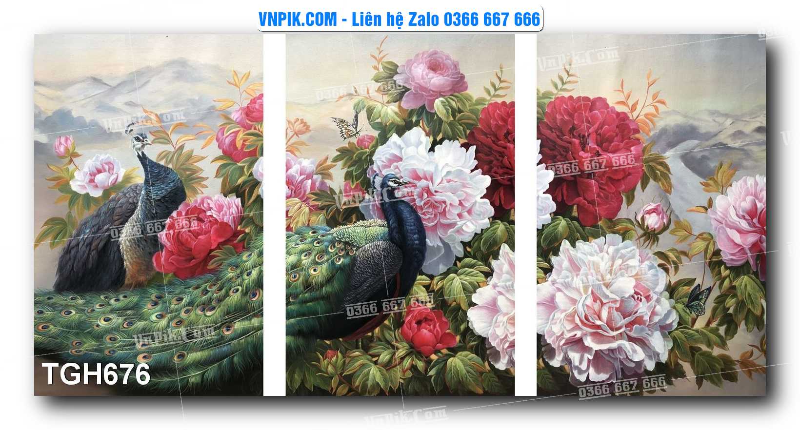 Tranh Ghép Treo Tường Mã File TGH676