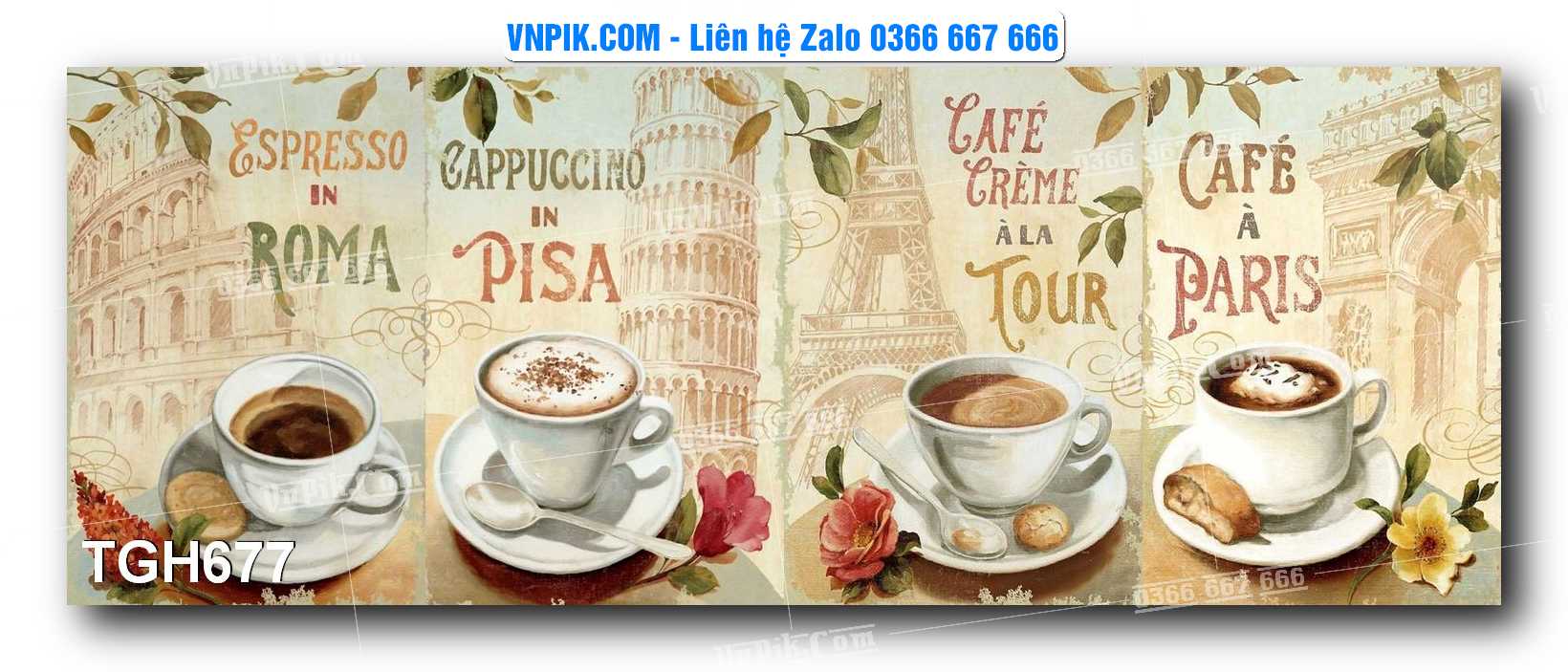 Tranh Ghép Treo Tường Mã File TGH677