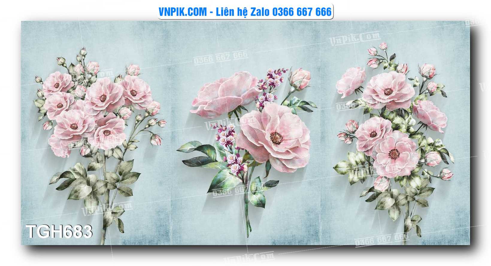 Tranh Ghép Treo Tường Mã File TGH683