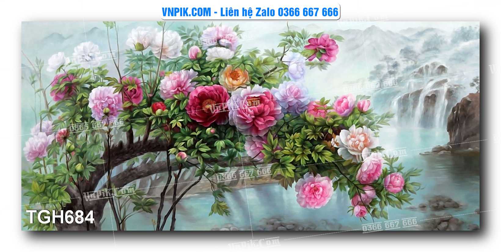 Tranh Ghép Treo Tường Mã File TGH684