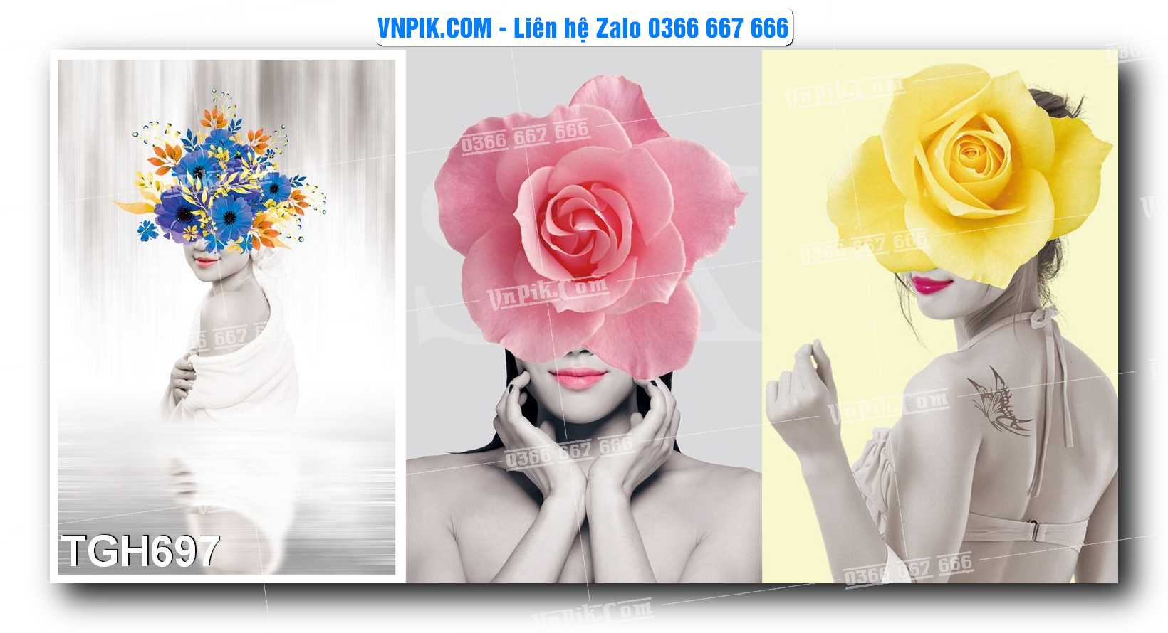 Tranh Ghép Treo Tường Mã File TGH697