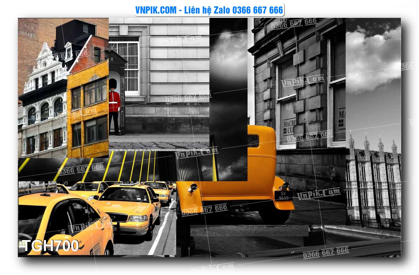 Tranh Ghép Treo Tường Mã File TGH700
