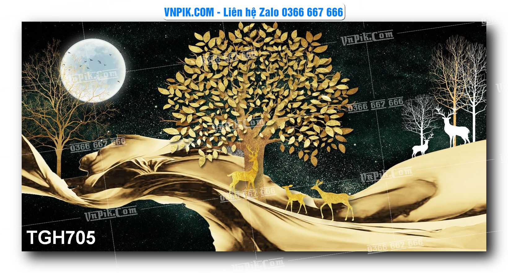Tranh Ghép Treo Tường Mã File TGH705