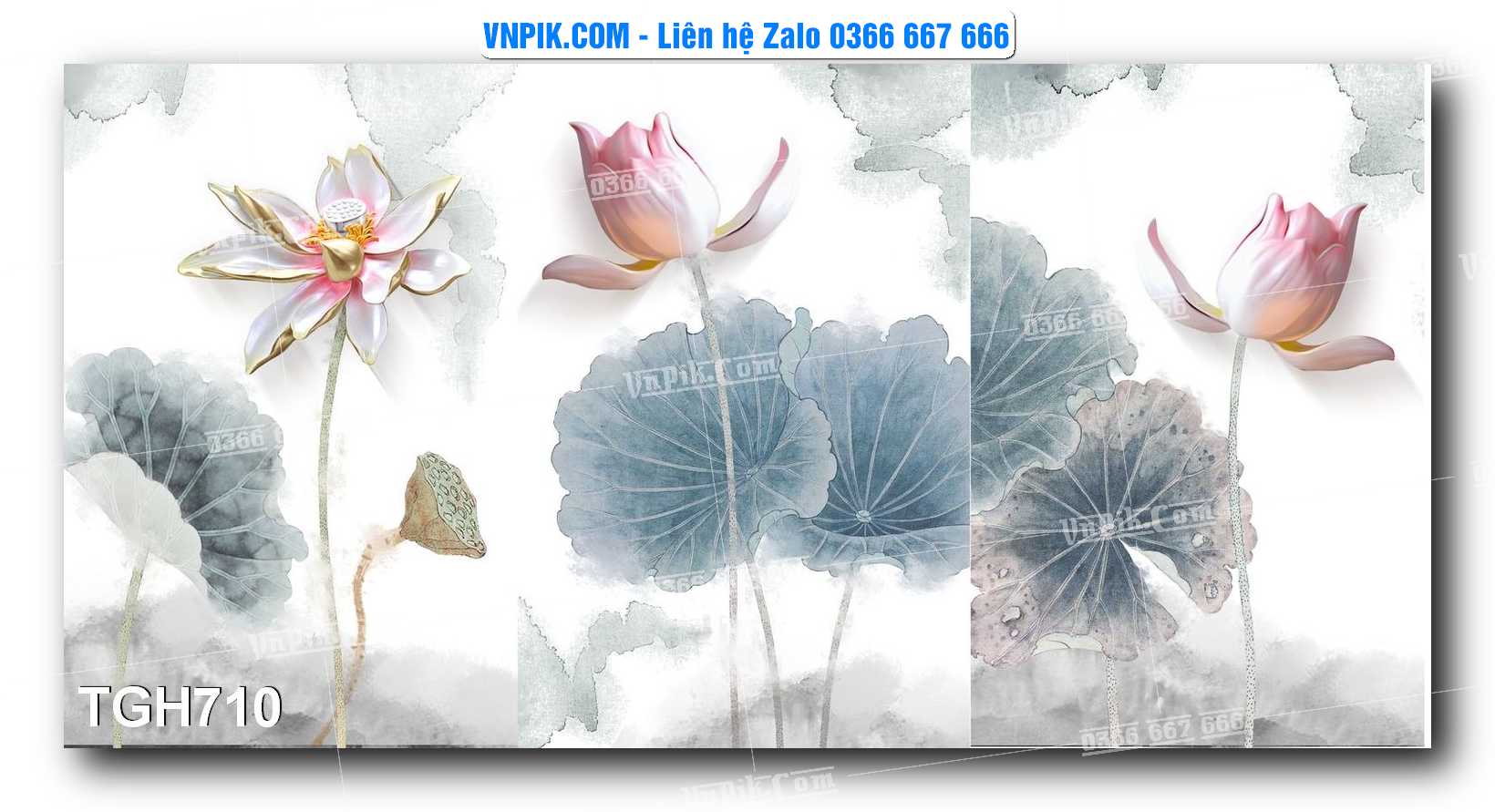 Tranh Ghép Treo Tường Mã File TGH710