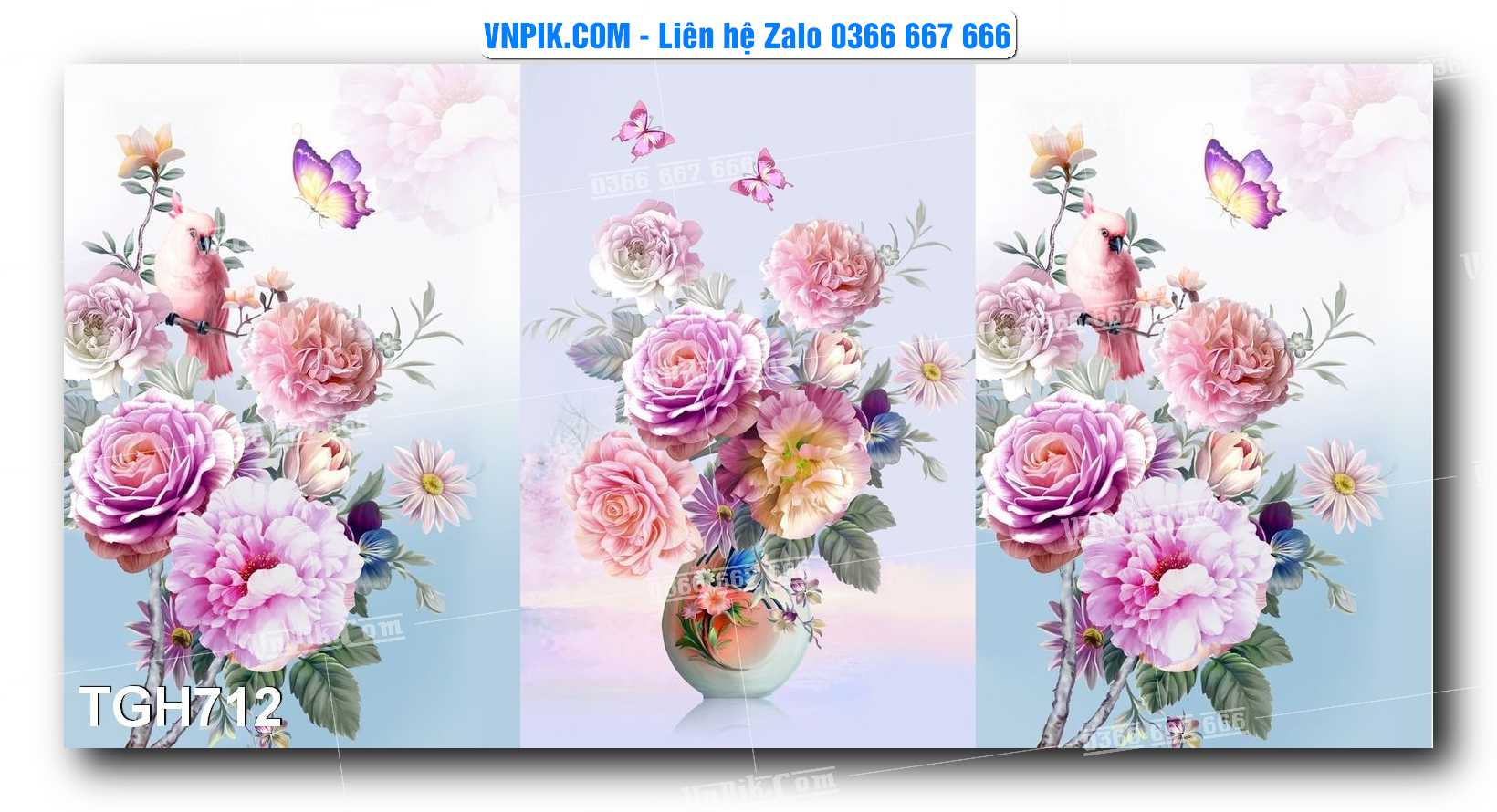 Tranh Ghép Treo Tường Mã File TGH712