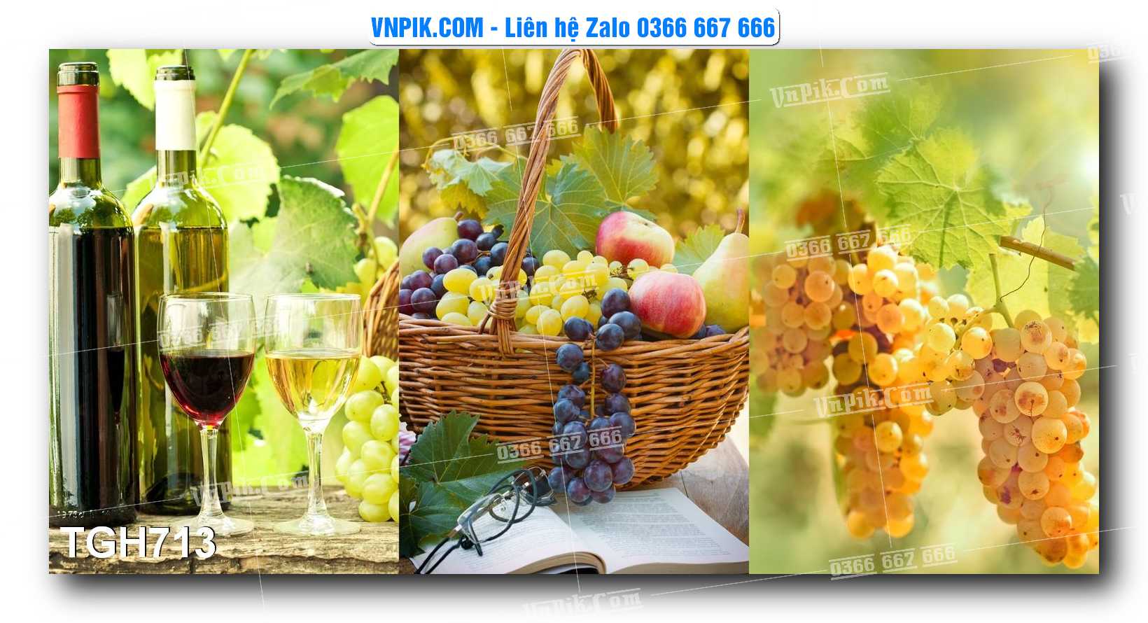 Tranh Ghép Treo Tường Mã File TGH713