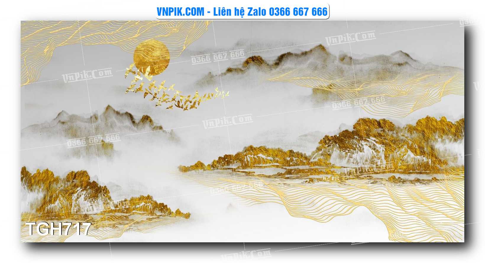 Tranh Ghép Treo Tường Mã File TGH717