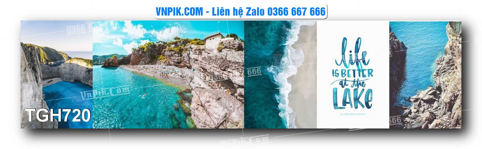 Tranh Ghép Treo Tường Mã File TGH720