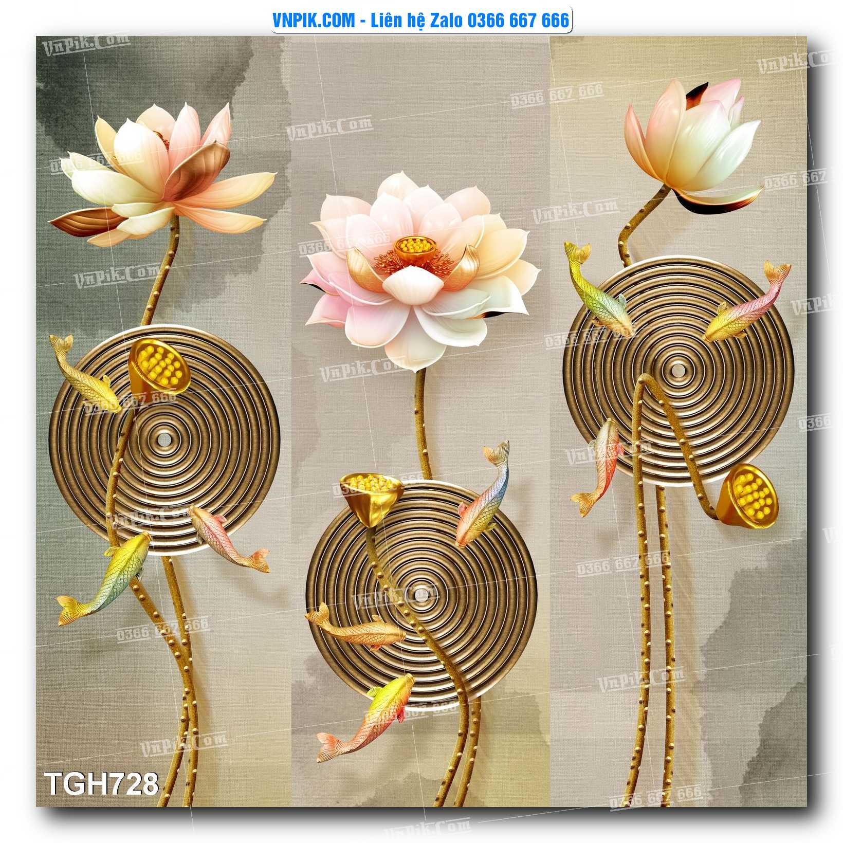 Tranh Ghép Treo Tường Mã File TGH728