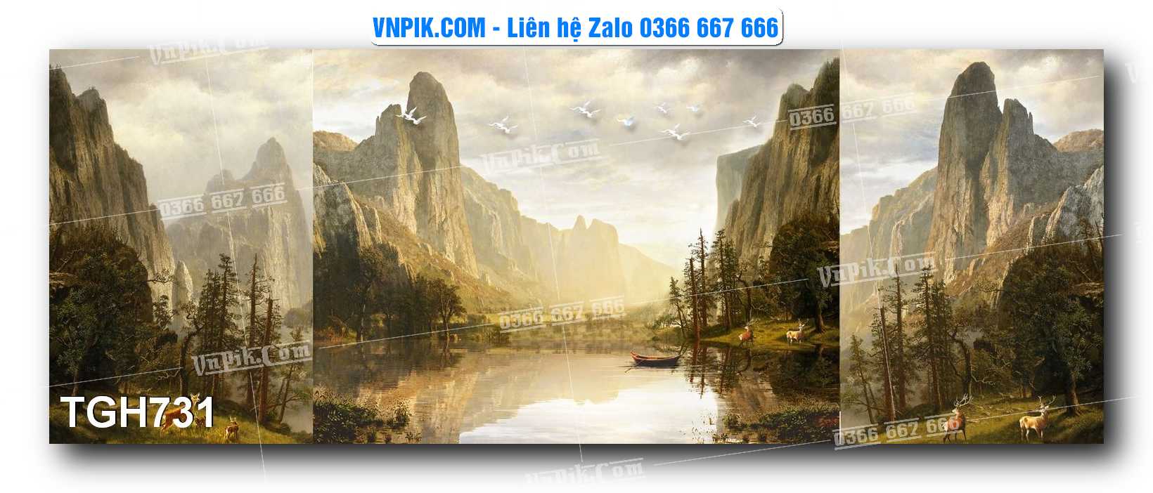 Tranh Ghép Treo Tường Mã File TGH731