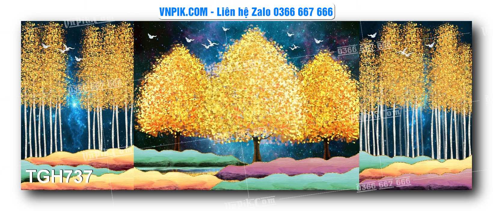 Tranh Ghép Treo Tường Mã File TGH737