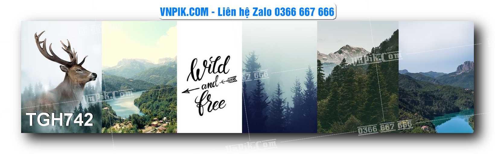 Tranh Ghép Treo Tường Mã File TGH742