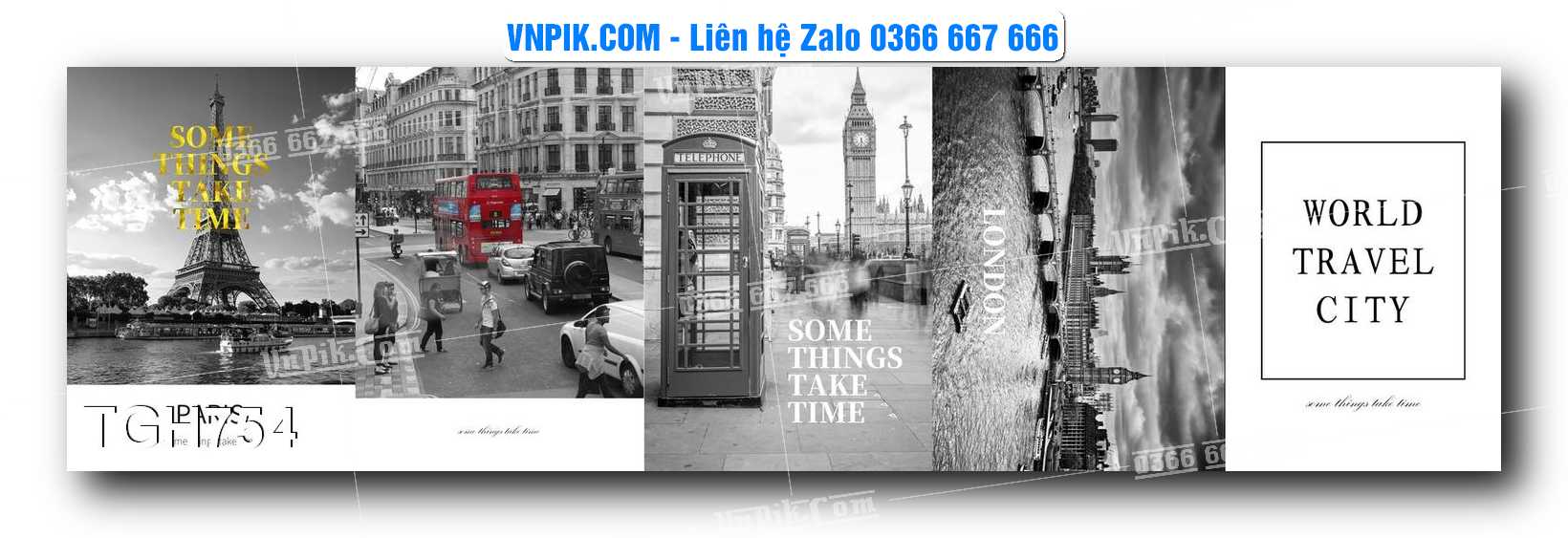 Tranh Ghép Treo Tường Mã File TGH754