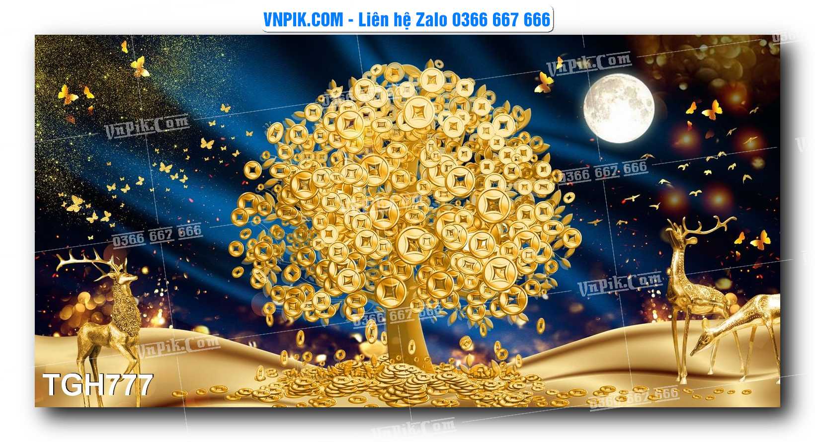 Tranh Ghép Treo Tường Mã File TGH777