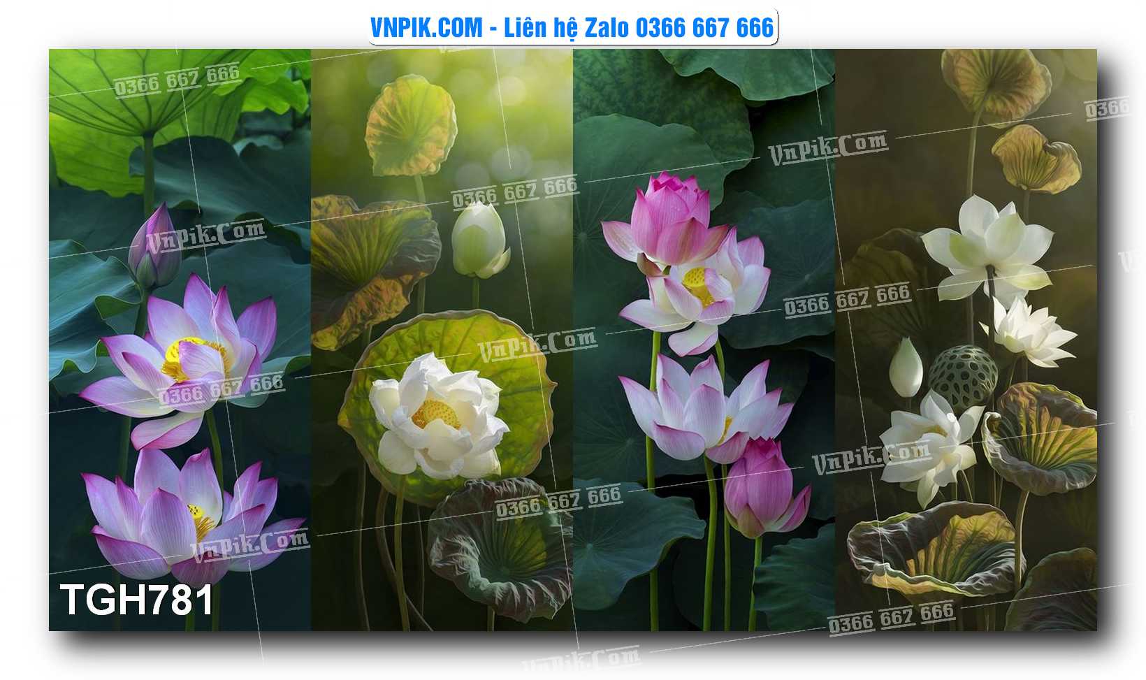 Tranh Ghép Treo Tường Mã File TGH781