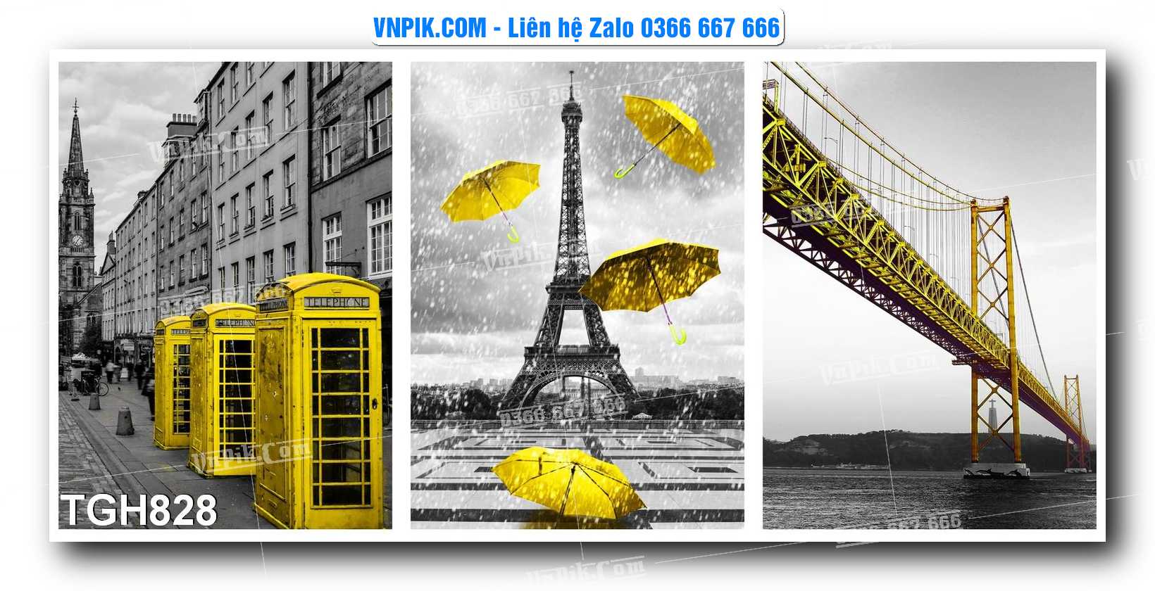 Tranh Ghép Treo Tường Mã File TGH828