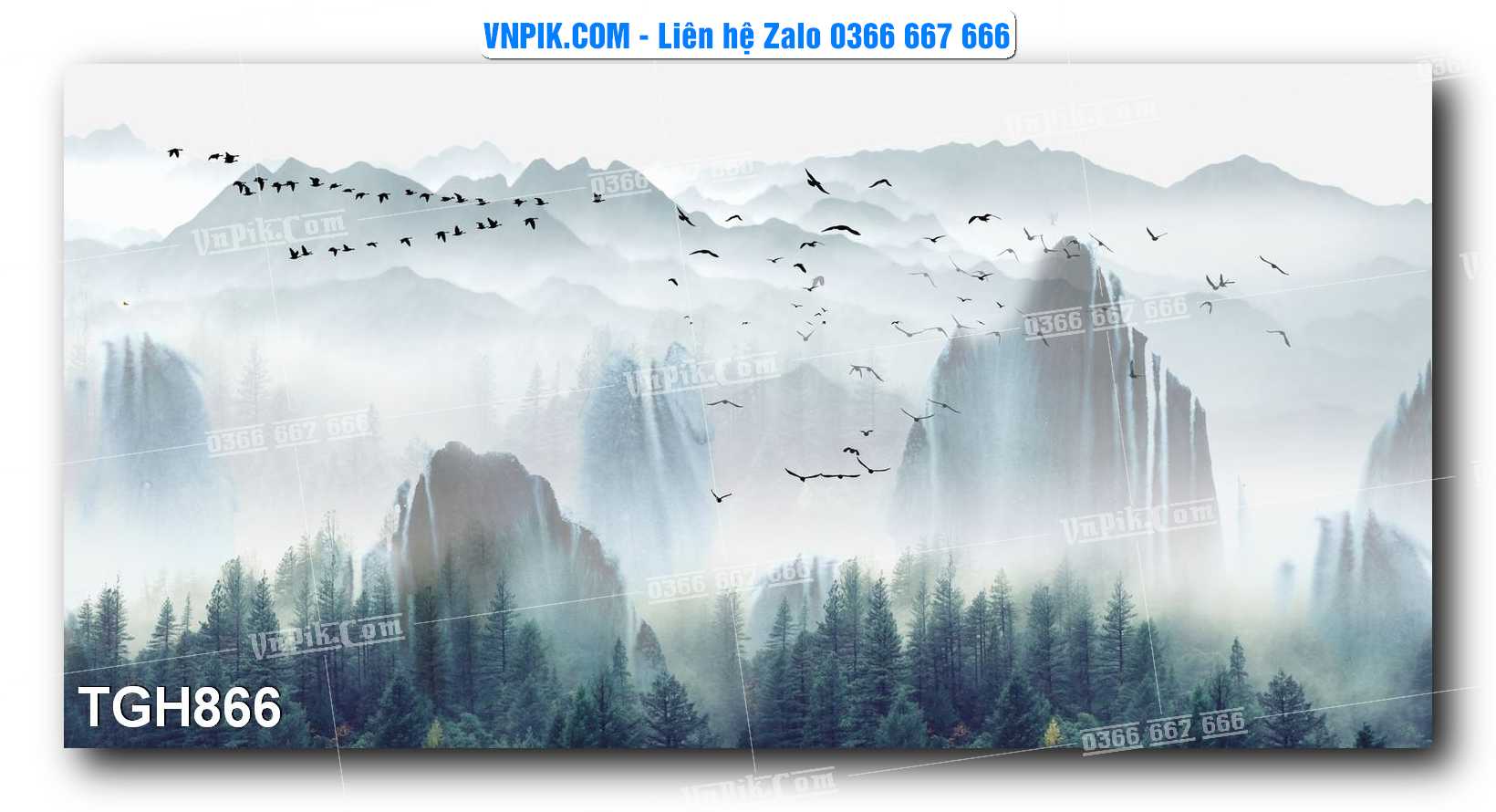 Tranh Ghép Treo Tường Mã File TGH866